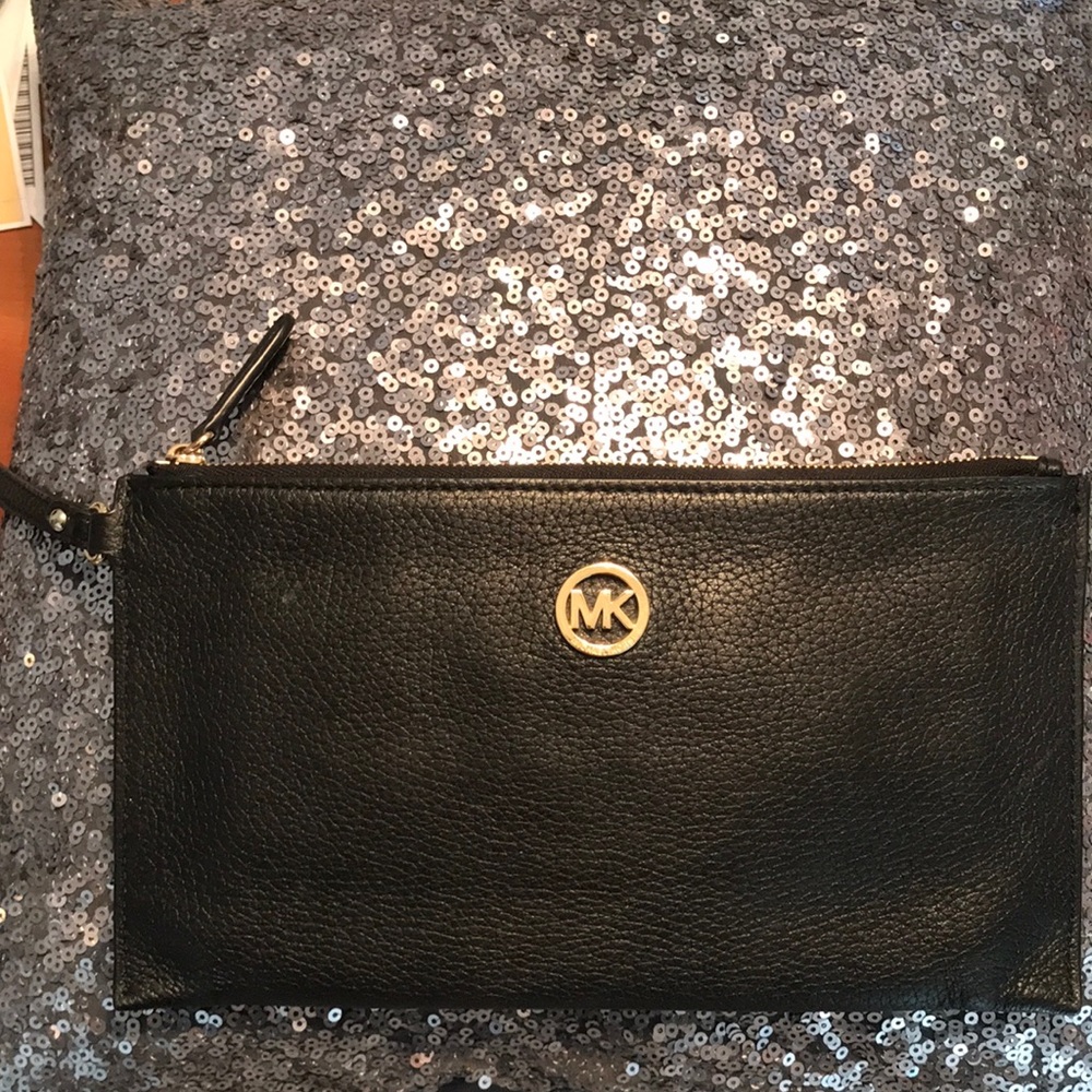 MICHAEL-MICHAEL KORS wristlet/clutch black